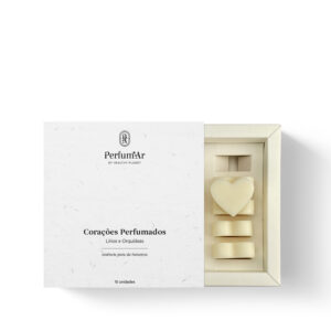 Coração de Cera Lírios e Orquídeas